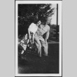 Man and woman leaning on one another (ddr-densho-434-383)
