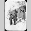 [Little girls in the snow] (ddr-csujad-56-191)