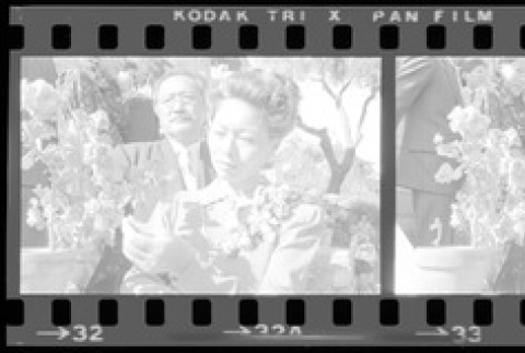 Negative film strip for Farewell to Manzanar scene stills (ddr-densho-317-187)