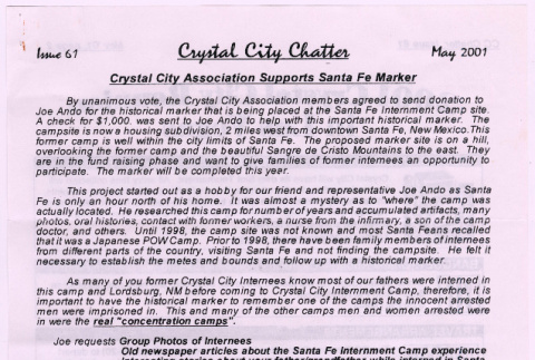 Crystal City Chatter Issue 61 (ddr-densho-537-70)