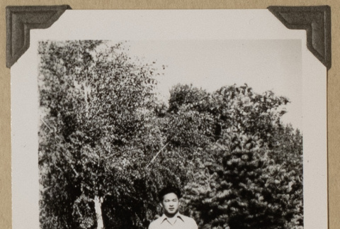Gary Kikawa outdoors (ddr-densho-542-449)