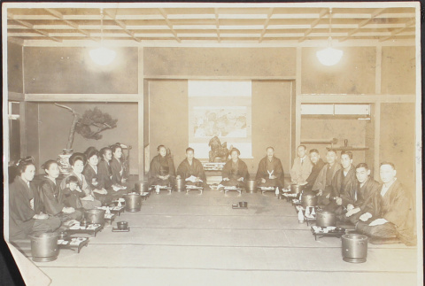 Large group ready to eat (ddr-densho-278-185)