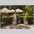 Couple standing in patio (ddr-densho-466-484)