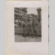 Three men standing on street (ddr-densho-466-393)