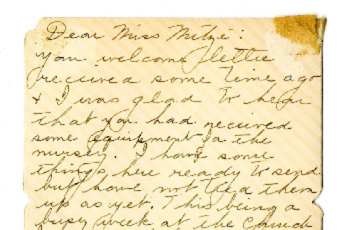 Card from Hazel Irene Rodgers to Mitzi Naohara, April 25, 1943 (ddr-csujad-38-404)