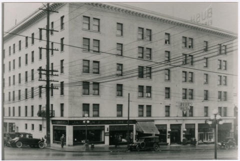 The Bush Hotel and Jackson Furniture Co. (ddr-densho-353-104)