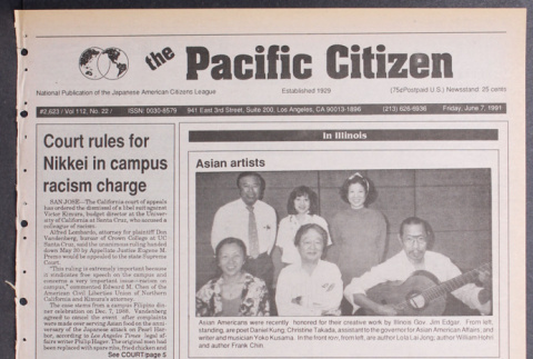 Pacific Citizen, Vol. 112, No. 22 [June 7, 1991] (ddr-pc-63-22)