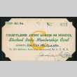 Courtland Joint Union High School student body membership card (ddr-densho-390-72)