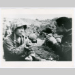 Two soldiers, one smoking (ddr-densho-1007-391)