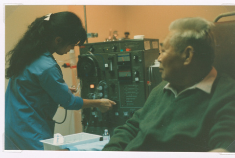 Takeo Isoshima during kidney dialysis (ddr-densho-477-632)