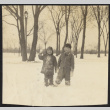 Two boys in the snow (ddr-densho-523-166)