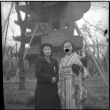 Two women standing in front of shrine (ddr-densho-426-293)