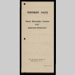 Pertinent facts about relocation centers and Japanese-Americans (ddr-csujad-55-348)