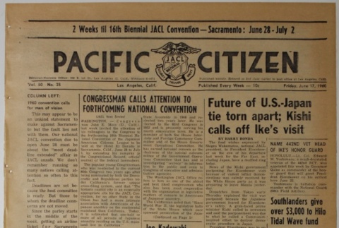 Pacific Citizen, Vol. 50, No. 25 (June 17, 1960) (ddr-pc-32-25)