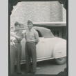 Two servicemen and a baby (ddr-densho-328-74)