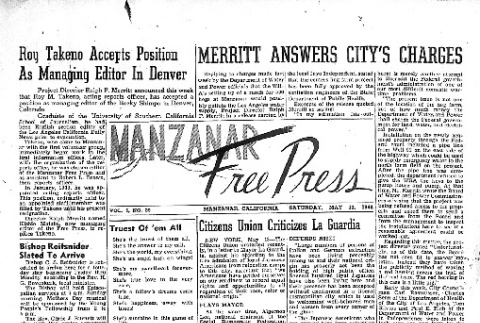 Manzanar Free Press Vol. 5 No. 39 (May 13, 1944) (ddr-densho-125-236)