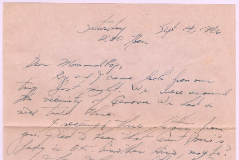 Letter from Tadashi Ishida to Mr. & Mrs. Y Ishida (ddr-densho-535-394)