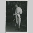 A man holding a fish (ddr-densho-338-235)