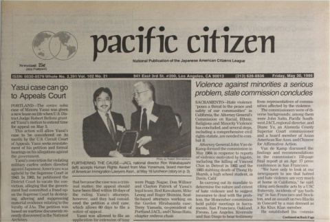 Pacific Citizen, Vol. 102, No. 21 (May 30, 1986) (ddr-pc-58-21)