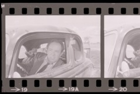 Negative film strip for Farewell to Manzanar scene stills (ddr-densho-317-99)