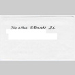 Address and note (ddr-densho-501-97)