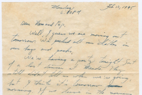 Letter from Tadashi Ishida to Mr. & Mrs. Y Ishida (ddr-densho-535-133)