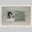 Susumu Misono identification card (ddr-densho-37-1419)