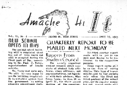 Amache Hi It Vol. II No. 4 (April 19, 1943) (ddr-densho-147-326)