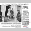 Photo and text titled:  No Time for World War II Wedding Bells (ddr-ajah-6-962)