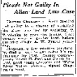 Pleads Not Guilty In Alien Land Law Case (August 24, 1924) (ddr-densho-56-392)