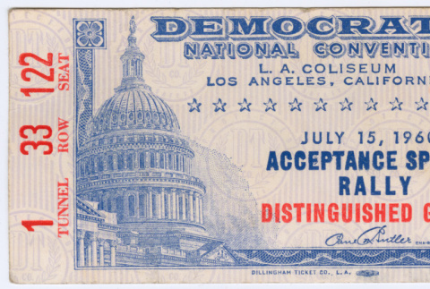 Democratic National Convention ticket (ddr-densho-433-630)