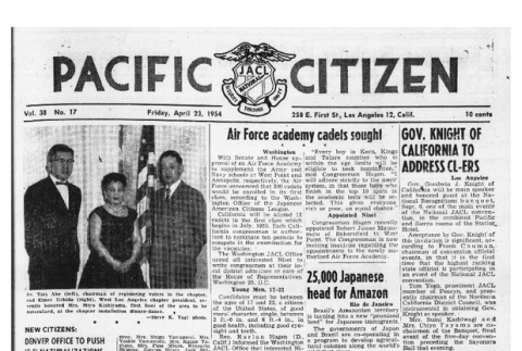 The Pacific Citizen, Vol. 38 No. 17 (April 23, 1954) (ddr-pc-26-17)