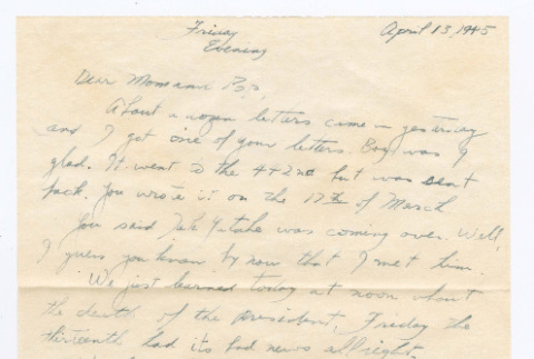 Letter from Tadashi Ishida to Mr. & Mrs. Y Ishida (ddr-densho-535-169)