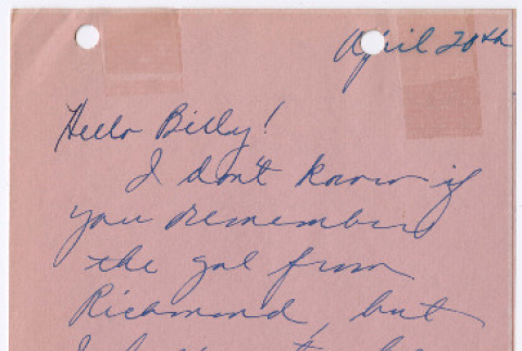 Letter from Ruby to Bill Iino (ddr-densho-368-666)