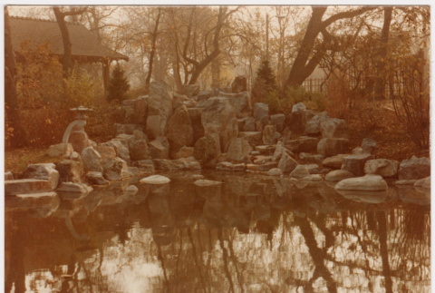 Pond with rock feature (ddr-densho-377-2111)