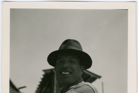 Man smiling (ddr-densho-329-798)