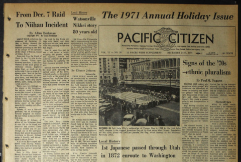 Pacific Citizen, Vol. 73, No. 26 (December 24-31, 1971) (ddr-pc-43-51)
