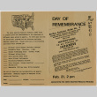 Program for Day of Remembrance (ddr-densho-523-712)