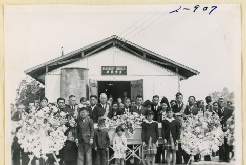 Funeral at a Buddhist Church (ddr-densho-37-1854)