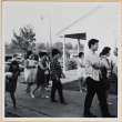 Group walking on driveway (ddr-densho-522-98)