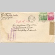 Envelope and letters to Dr. Keizaburo 