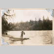 Couple in rowboat at Star Lake (ddr-densho-383-25)