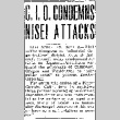 C.I.O. Condemns Nisei Attacks (June 3, 1945) (ddr-densho-56-1121)