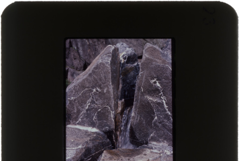 Waterfall at the Paredes project (ddr-densho-377-541)