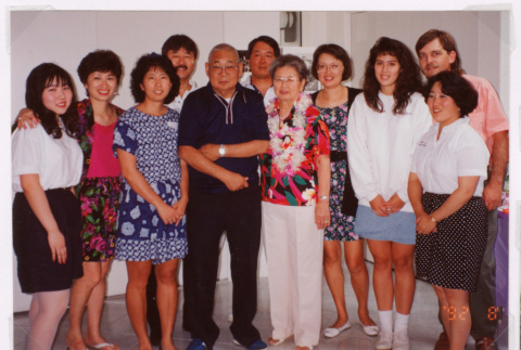 Mitzi Isoshima, Takeo Isoshima, and family (ddr-densho-477-691)