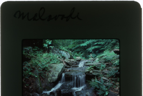 Waterfall at the Malavode project (ddr-densho-377-482)