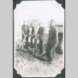 Four men working with shovels and pickaxes (ddr-ajah-2-388)
