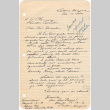Letter sent to T.K. Pharmacy from  Poston (Colorado River) concentration camp (ddr-densho-319-438)
