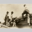 Charles Lindbergh and three other men on his plane (ddr-njpa-1-1176)