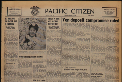 Pacific Citizen, Vol. 58, Vol. 13 (March 27, 1964) (ddr-pc-36-13)